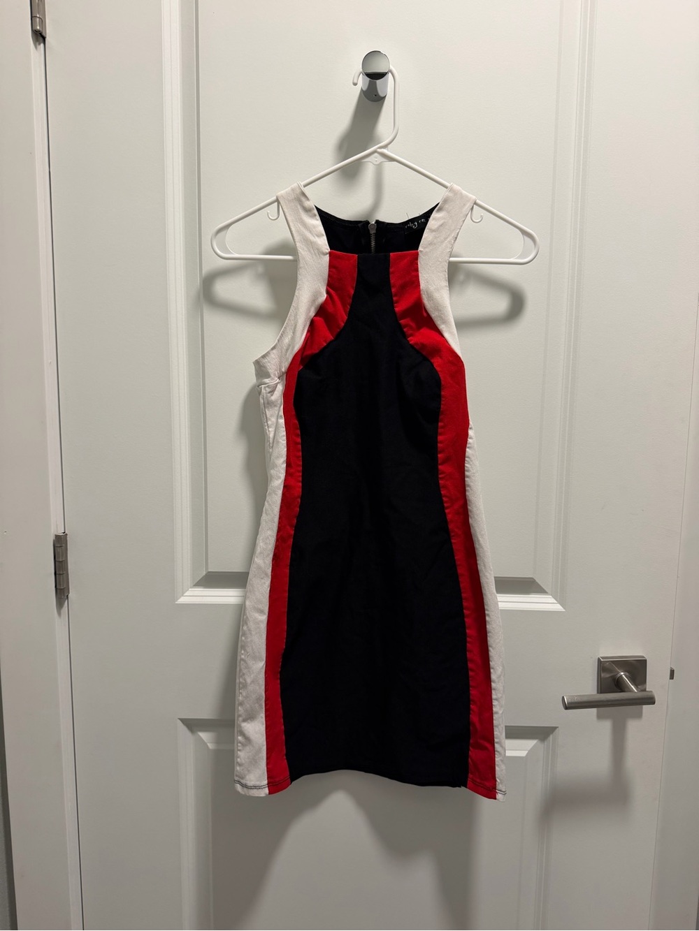 Ruby Rox Black, Red & White Colorblock Sheath Dress